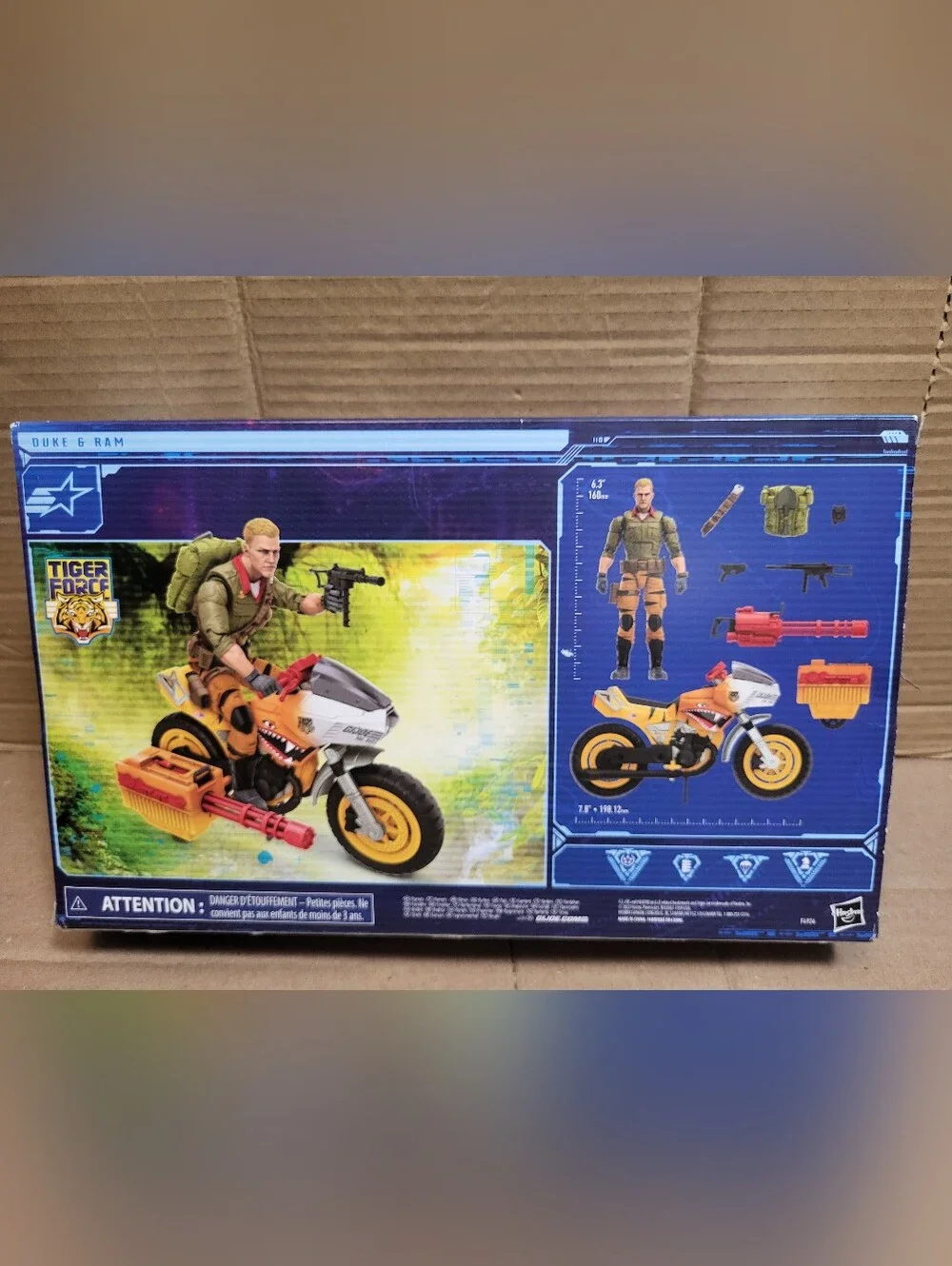 G.i Joe Classied Series Duke & Ram #40 Tiger Force EMPTY BOX/BOX ART